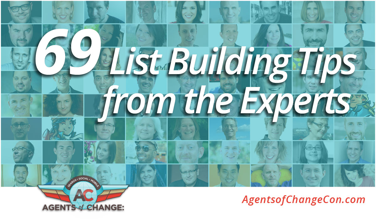 69 List Building Tips from the Experts