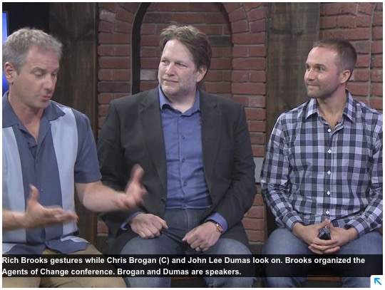 Rich Brooks, Chris Brogan, and John Lee Dumas